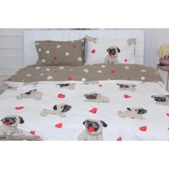 Постельное белье MirSon Бязь 17-0566 Pug-dog Фото 3