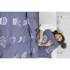 Постельное белье MirSon Бязь Premium 17-0300 Singapore 175х210 Фото 3