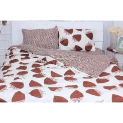 Постельное белье MirSon Бязь Premium 17-0465 Daisy Евро Фото 1