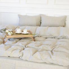 Постельное белье MirSon Лен Grey sky 220х240 Фото 9