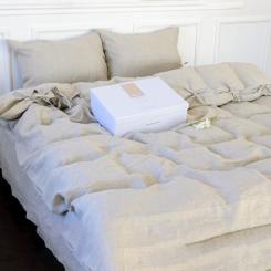 Постельное белье MirSon Лен Grey sky 220х240 Фото 11