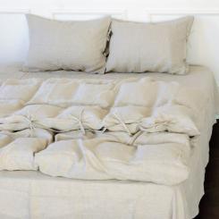 Постельное белье MirSon Лен Grey sky 220х240 Фото 2