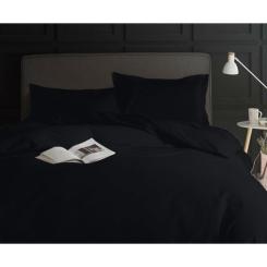 Постельное белье MirSon Сатин 0848 Blue Black 2х160х220 Фото