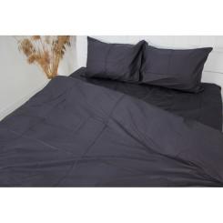 Постельное белье MirSon Сатин 0848 Blue Black 2х160х220 Фото 2