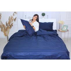 Постельное белье MirSon Сатин Premium-страйп Blue Sea 160х220 Фото 4