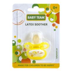 Пустышка Baby Team латексная, классическая 0+ мес. Фото 2