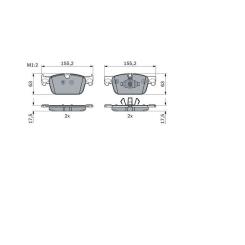 Тормозные колодки Bosch 0 986 424 333 Фото 3