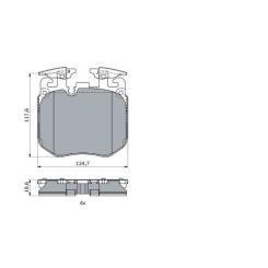 Тормозные колодки Bosch 0 986 424 431 Фото 6