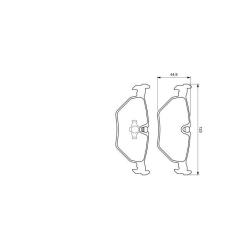 Тормозные колодки Bosch 0 986 424 667 Фото