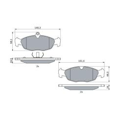 Тормозные колодки Bosch 0 986 460 938 Фото 5