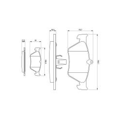 Тормозные колодки Bosch 0 986 461 129 Фото