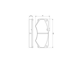 Тормозные колодки Bosch 0 986 467 841 Фото