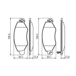 Тормозные колодки Bosch 0 986 494 037 Фото 6