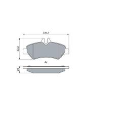 Тормозные колодки Bosch 0 986 494 123 Фото