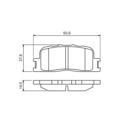 Тормозные колодки Bosch 0 986 494 359 Фото