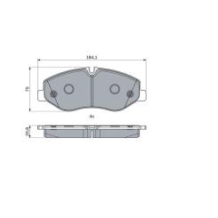 Тормозные колодки Bosch 0 986 494 914 Фото 2