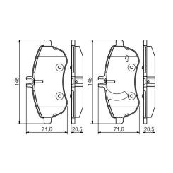 Тормозные колодки Bosch 0 986 495 104 Фото 5