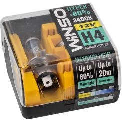 Автолампа WINSO H4 HYPER +60 60/55W Фото 1