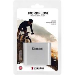 Считыватель флеш-карт Kingston Workflow Dual-Slot microSDHC/XC UHS-II Фото 1