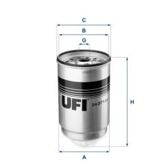 Фильтр топливный UFI 24.371.00 Фото