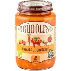 Детское пюре Rudolfs Лазанья с телятиной 190 г Фото