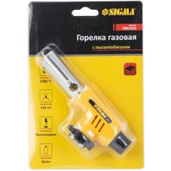Газовый паяльник Sigma з керамічним соплом і п'єзопідпалом Фото 5