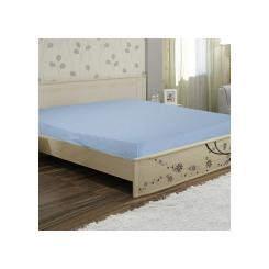 Простынь Ярослав бязь 07 голубой 145х215 Фото