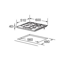 Варочная поверхность Interline HGG 563 FGK WM Фото 8