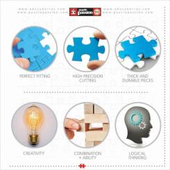 Пазл Educa Tilt Cat Love, Дин Руссо 1000 элементов Фото 4