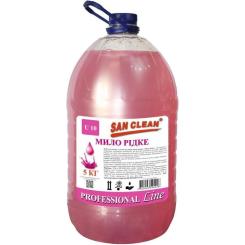 Жидкое мыло San Clean Розовое 5 кг Фото