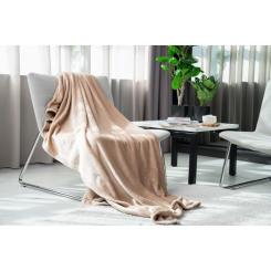 Плед Ardesto Flannel беж, 200х220 см Фото 1