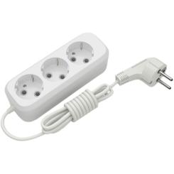 Сетевой удлинитель Electrum C-ES-1791 2.0m, 3 роз, white Фото