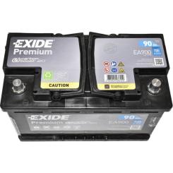 Аккумулятор автомобильный EXIDE PREMIUM 90Ah Ев (-/+) 720EN Фото 1