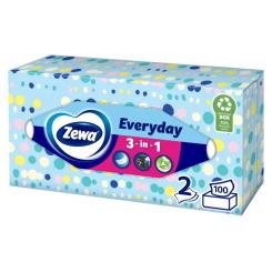 Салфетки косметические Zewa Everyday 100 шт. Фото 2
