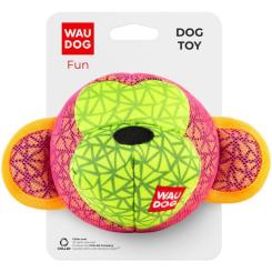 Игрушка для собак WAUDOG Fun Мавпа 16х10 см рожева Фото