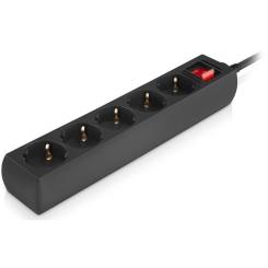 Сетевой фильтр питания REAL-EL RS-Protect M 3m, black Фото 3