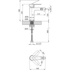 Смеситель Kroner Eifel-C020 Фото 5