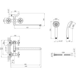 Смеситель Kroner Rhein-C070 Фото 7