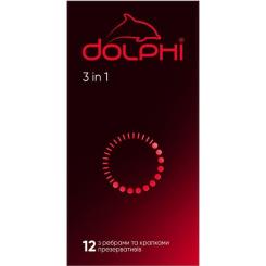 Презервативы Dolphi 3 in 1 12 шт. Фото
