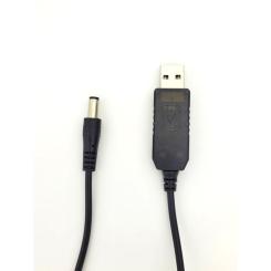 Кабель питания ACCLAB USB to DC 5.5х2.5mm 12V 1.0A Фото 1