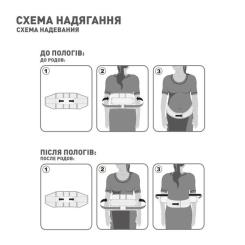 Бандаж MedTextile Бандаж до- та післяпологовий, розмір XL, люксшт Фото 4