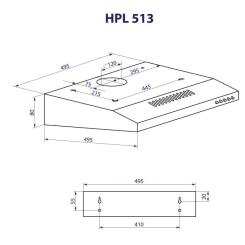 Вытяжка кухонная Minola HPL 513 BR Фото 10
