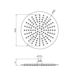 Лейка для душа Kroner Klassisch-ESG703-30 Фото 3
