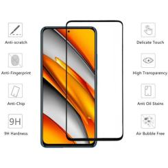 Стекло защитное Drobak Poco F3 Black Frame A+ Фото 1