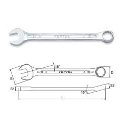 Ключ Toptul комбинированный 20мм Фото 1