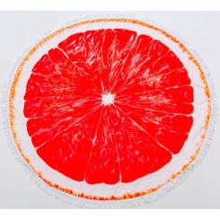 Полотенце MirSon пляжное №5056 Summer Time Grapefruit 150x150 см Фото