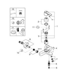 Смеситель Grohe QuickFix 32887000 Фото 2