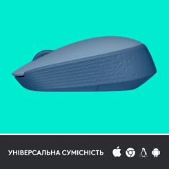 Мышка Logitech M171 Blue Grey Фото 3
