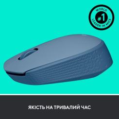 Мышка Logitech M171 Blue Grey Фото 4
