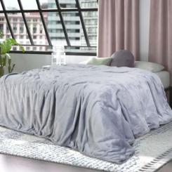 Плед Ярослав Флис серый 200х220 Фото 1